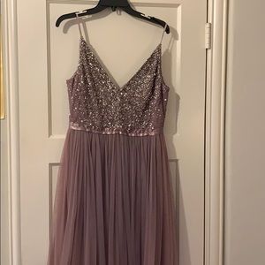 Anthropologie BHLDN Avery floor length dress